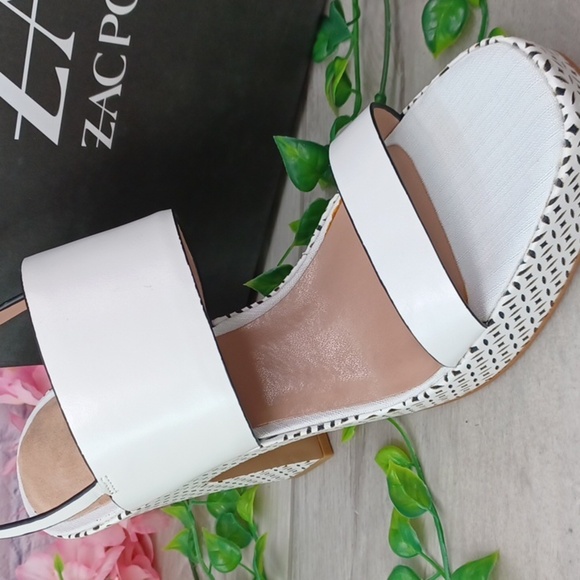 Zac Posen Virginia Leather Sandal NIB - Picture 3 of 10